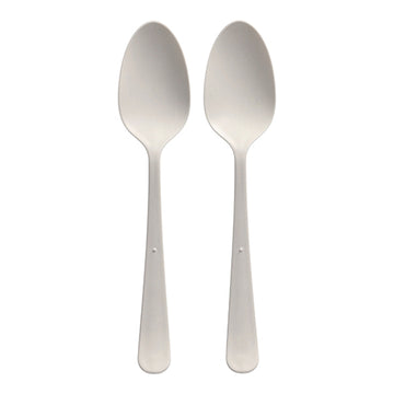 "Circulware" Mehrweg-Löffel PP-MF 19 cm weiss "Gaia" extra stabil, in Spenderbox