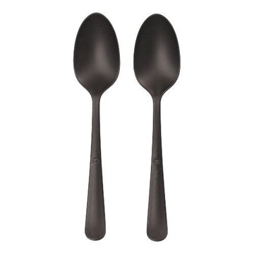 "Circulware" Mehrweg-Löffel PP-MF 19 cm schwarz "Gaia" extra stabil