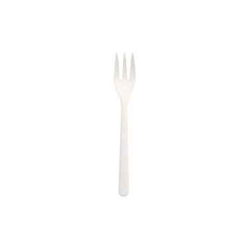 "Circulware" Mehrweg-Snackgabeln PP-MF 13 cm weiss extra stabil