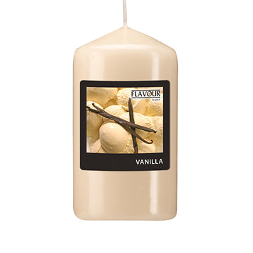 "GALA" Duft-Stumpenkerze Ø 58 mm · 110 mm creme - Vanilla