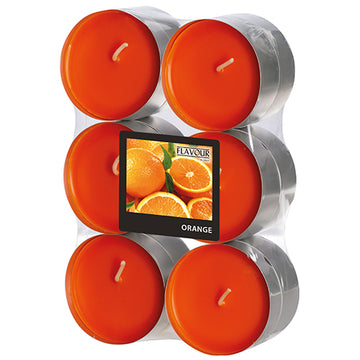 "GALA" Maxi Duftlichte Ø 58 mm · 24 mm orange - Orange