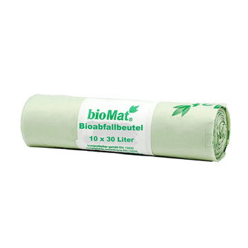 "bioMat" Kompostbeutel auf Stärkebasis 30 l 60 cm x 53 cm ohne Tragegriff