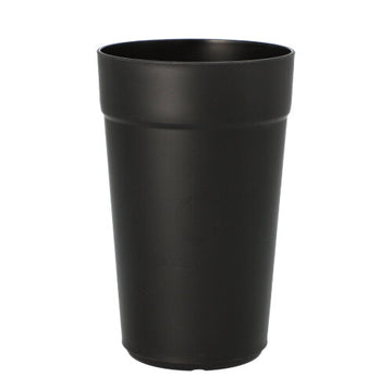 "Circulware" Mehrweg-Trinkbecher PP rund 0,4 l Ø 8 cm · 13 cm schwarz