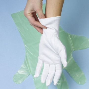 Paar "WORK-INN/-PS" Baumwollhandschuhe weiss Größe: 2XL