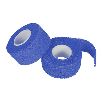 Rollen Pflaster / Bandagen selbsthaftend 5 m x 2,5 cm blau