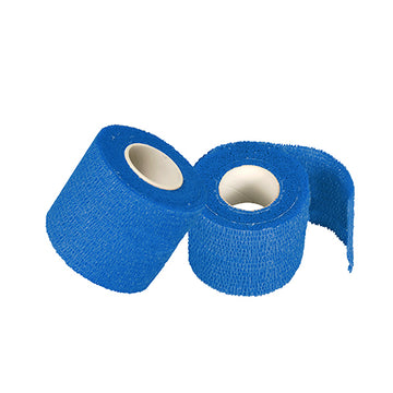 Rollen Pflaster / Bandagen selbsthaftend 5 m x 5 cm blau