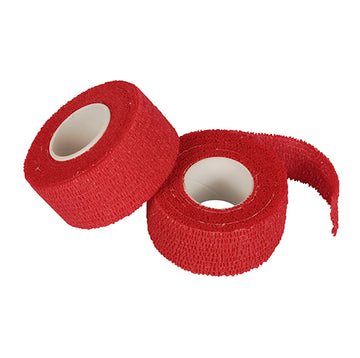 Rollen Pflaster / Bandagen selbsthaftend 5 m x 2,5 cm rot