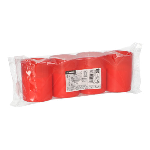 Grablichte "Stundenbrenner" Ø 5 cm · 6,5 cm rote Hülle