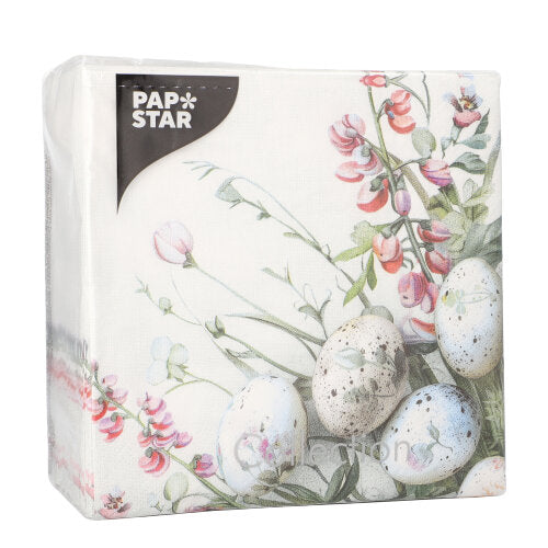 Servietten, 3-lagig 1/4-Falz 33 cm x 33 cm "Pastell Eggs"