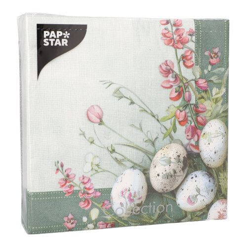 Servietten, 3-lagig 1/4-Falz 40 cm x 40 cm "Pastell Eggs"