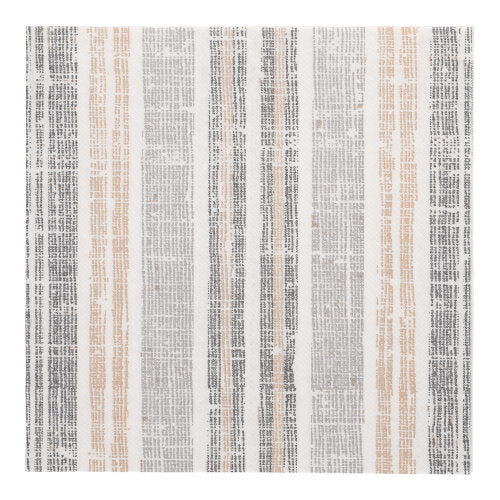 Servietten "ROYAL Collection" 1/4-Falz 40 cm x 40 cm grau "Stripes"