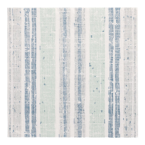 Servietten "ROYAL Collection" 1/4-Falz 40 cm x 40 cm dunkelblau "Stripes"