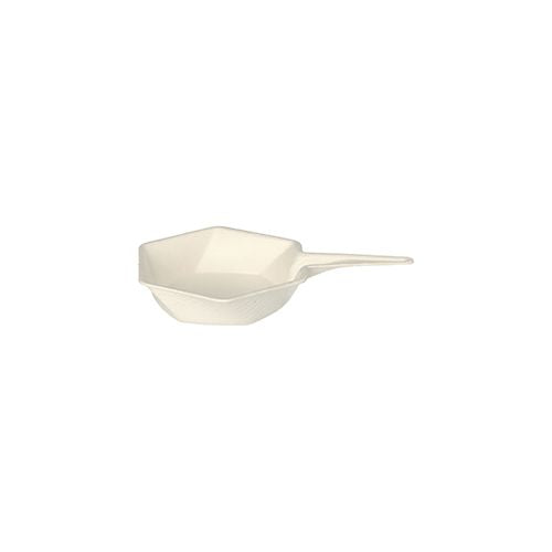 Fingerfood - Schalen Zuckerrohr "pure" 15 ml 1,5 cm x 9,5 cm x 6,3 cm weiss "Hexagon"