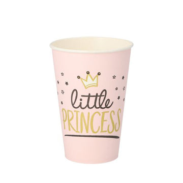 Trinkbecher, Pappe 0,2 l Ø 7 cm · 9,7 cm "Little Princess"
