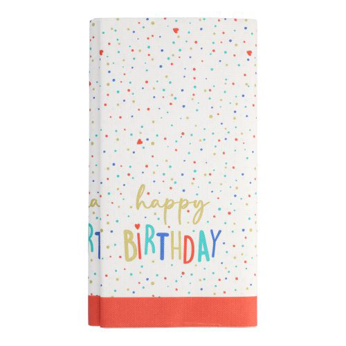 Tischdecke, Papier 120 cm x 180 cm "Happy Birthday"