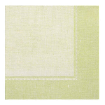 Servietten "ROYAL Collection" 1/4-Falz 40 cm x 40 cm hellgrün "Linum"