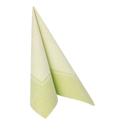 Servietten "ROYAL Collection" 1/4-Falz 40 cm x 40 cm hellgrün "Linum"