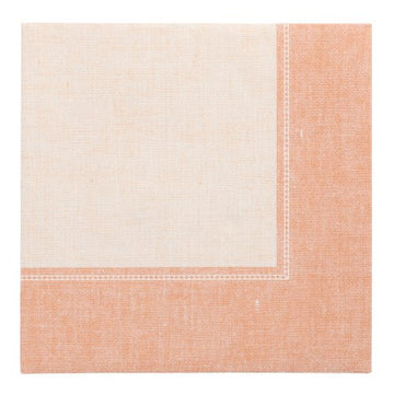 Servietten "ROYAL Collection" 1/4-Falz 40 cm x 40 cm terracotta "Linum"