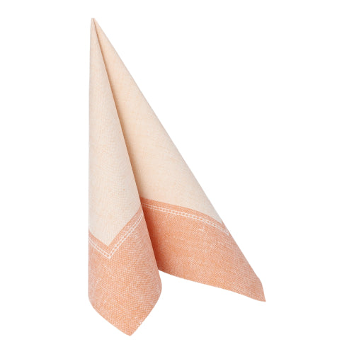 Servietten "ROYAL Collection" 1/4-Falz 40 cm x 40 cm terracotta "Linum"