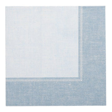 Servietten "ROYAL Collection" 1/4-Falz 40 cm x 40 cm arktikblau "Linum"