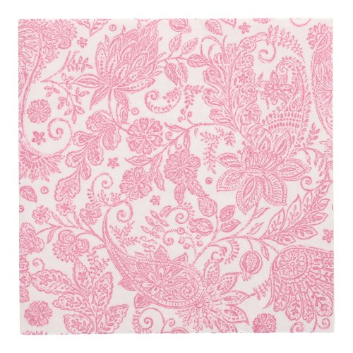 Servietten "ROYAL Collection" 1/4-Falz 40 cm x 40 cm fuchsia "Paisley"