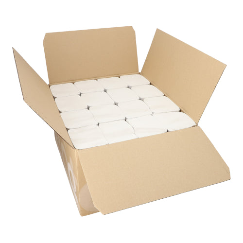 Blatt Handtuchpapier Tissue V-Falz 23 cm x 25 cm weiss 2-lagig