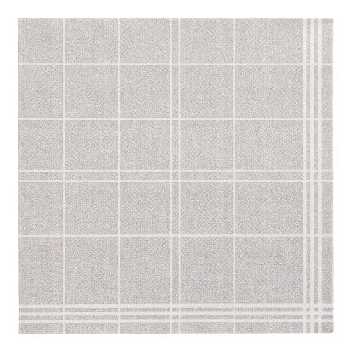 Servietten "ROYAL Collection" 1/4-Falz 40 cm x 40 cm grau "Kitchen Craft"