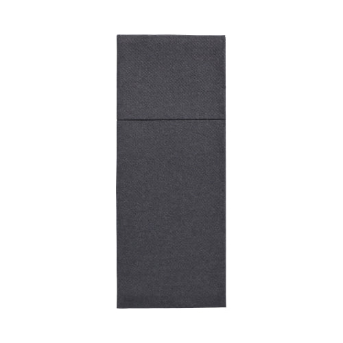Servietten "ROYAL Collection" 40 cm x 30 cm schwarz mit Besteckfalz