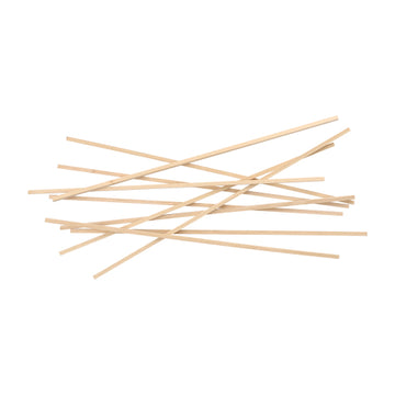 Zuckerwattestäbe Holz "pure" eckig 30 cm x 4 mm x 4 mm
