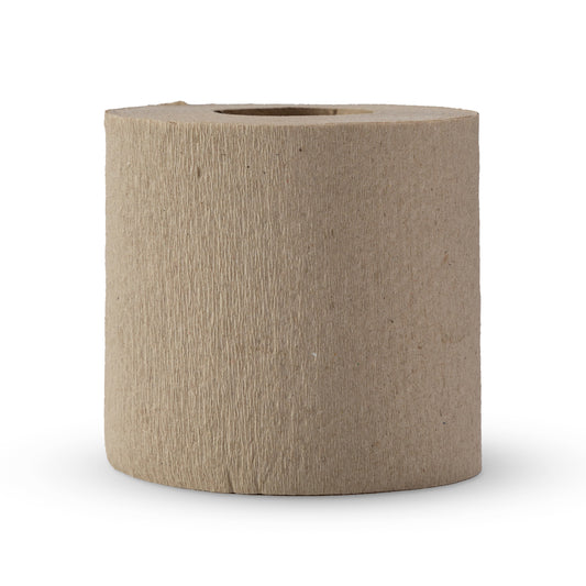 Rollen Toilettenpapier, 1-lagiges Krepp Ø 10,5 cm · 11 cm x 9,8 cm natur 400 Blatt
