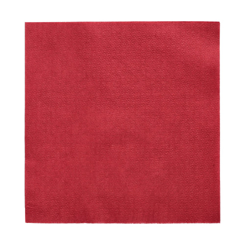 Servietten, 1-lagig 1/4-Falz 33 cm x 33 cm weinrot