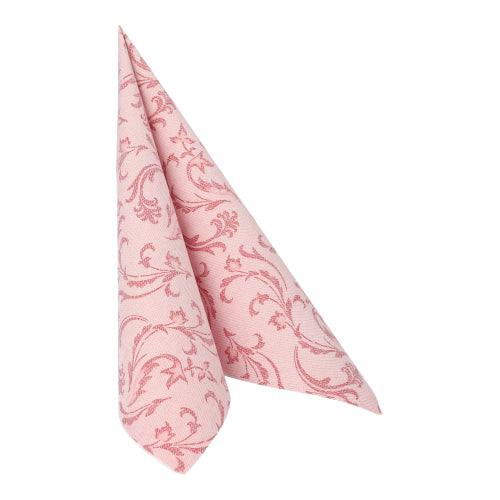 Servietten "ROYAL Collection" 1/4-Falz 40 cm x 40 cm bordeaux "Damascato"