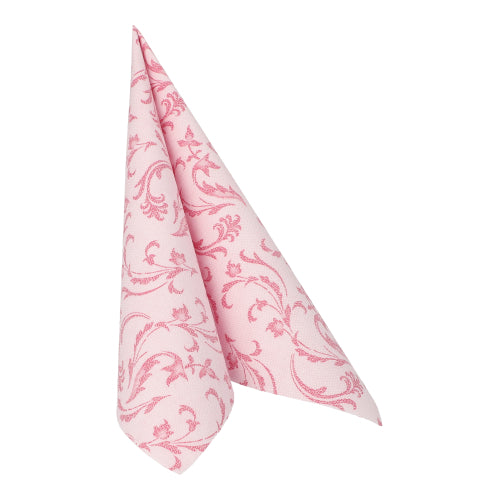 Servietten "ROYAL Collection" 1/4-Falz 40 cm x 40 cm fuchsia "Damascato"