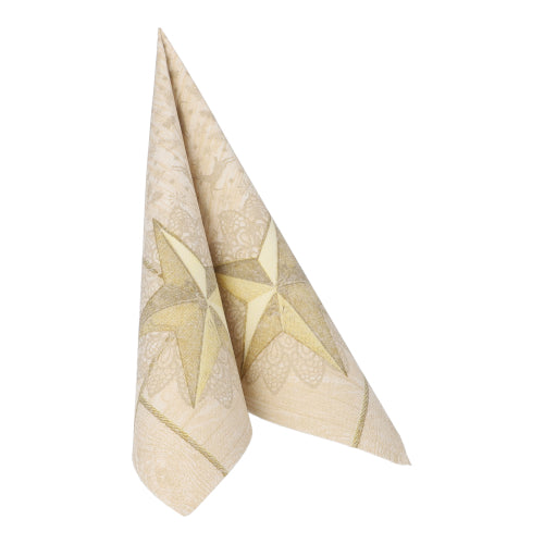 Servietten "ROYAL Collection" 1/4-Falz 40 cm x 40 cm champagner "Rising Star"