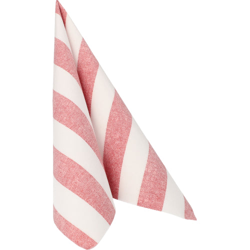 Servietten "ROYAL Collection" 1/4-Falz 40 cm x 40 cm bordeaux "Lines"