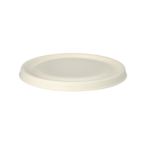 Deckel für Schalen Zuckerrohr "pure" rund Ø 17 cm · 1,2 cm weiss