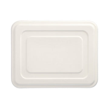 Deckel, Zuckerrohr "pure" 1,4 cm x 22,5 cm x 29 cm weiss