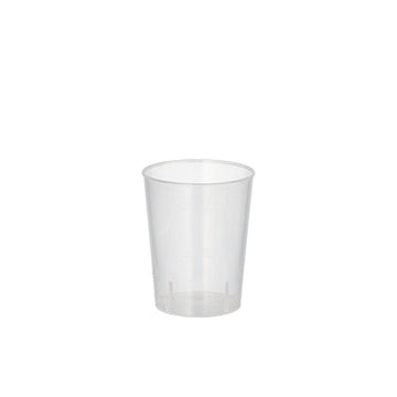 Mehrweg-Gläser für Schnaps PP 4 cl Ø 4,3 cm · 5,2 cm