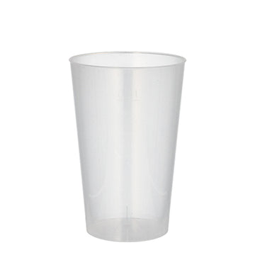 Mehrweg-Trinkbecher PP 0,3 l Ø 7,8 cm · 11,8 cm transluzent