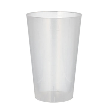 Mehrweg-Trinkbecher PP 0,4 l Ø 8,6 cm · 13 cm transluzent