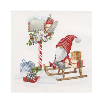 Servietten, 3-lagig 1/4-Falz 33 cm x 33 cm "Tomtebus"