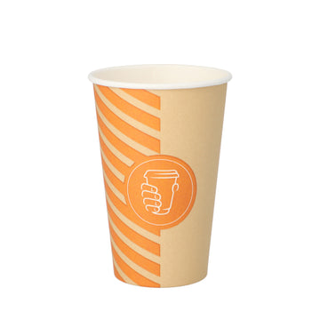 Trinkbecher, Pappe 0,3 l Ø 8 cm · 11,6 cm "Coffee Line"