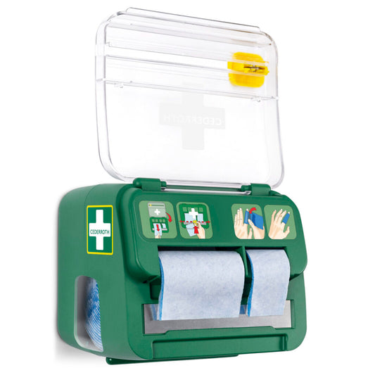 "Cederroth" Soft Foam Bandage Spender 2-in-1 12,3 cm x 13,8 cm x 14,2 cm grün