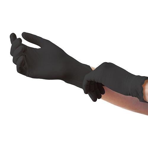 "Medi-Inn Classic" Handschuhe, Nitril puderfrei schwarz "Black Plus" Größe: L