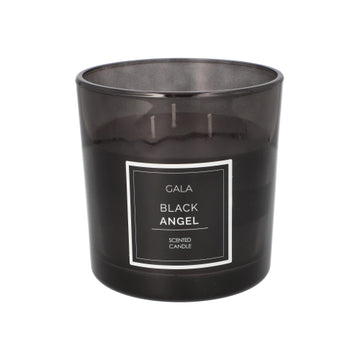 "GALA" 3-Dochtkerze mit Duft Ø 14 cm · 14 cm schwarz - Black Angel