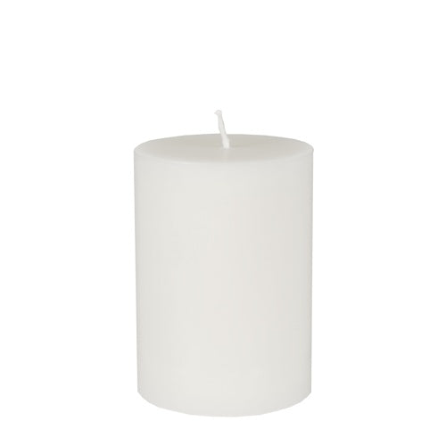 Stumpenkerze Ø 70 mm · 100 mm weiss aus 100% Stearin, durchgefärbt