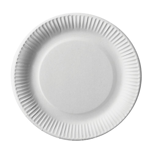 Teller, Pappe "pure" rund Ø 23 cm weiss