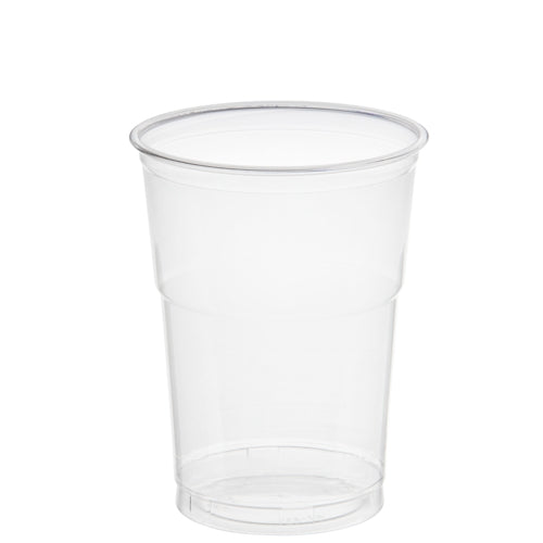Trinkbecher "Hurricane", PET 0,4 l Ø 9,5 cm · 12,9 cm glasklar