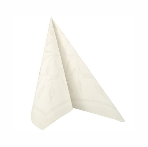 Servietten "ROYAL Collection" 1/4-Falz 40 cm x 40 cm weiss "New Mediterran"
