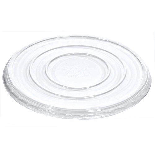 Deckel für Salatschalen, R-PET rund Ø 18 cm · 1,5 cm klar